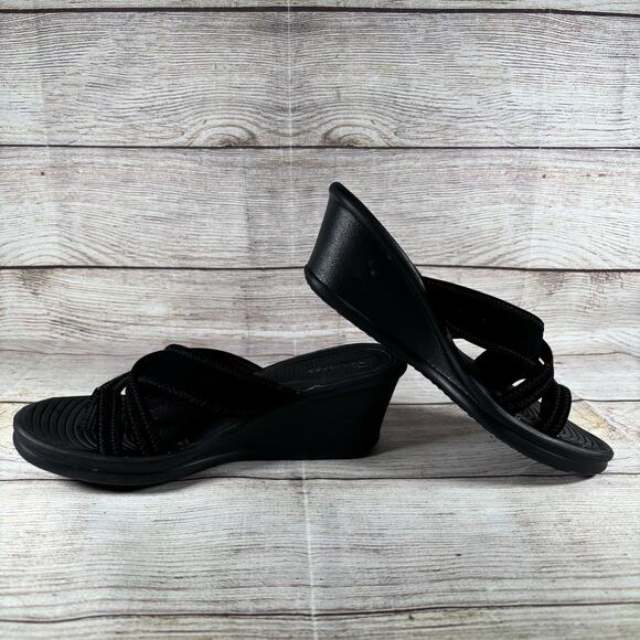 Skechers Cali Womens Size 7.5 Rumblers Beautiful People Wedge Sandals - Picture 7 of 10